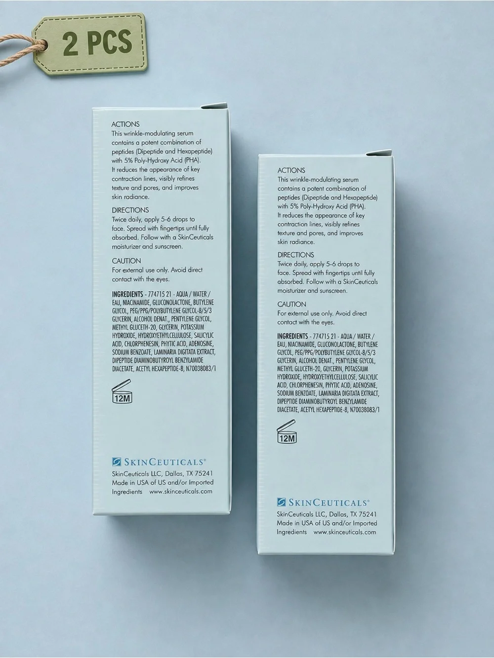 SkinCeuticals P-TIOX Peptide Serum Duo Exp 2028/10